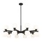 Z-Lite Artemis Chandelier, 20-Light, 42 In.W x 12.75 In.H, Matte Black/Matte Opal 494-20MB - alternate 5